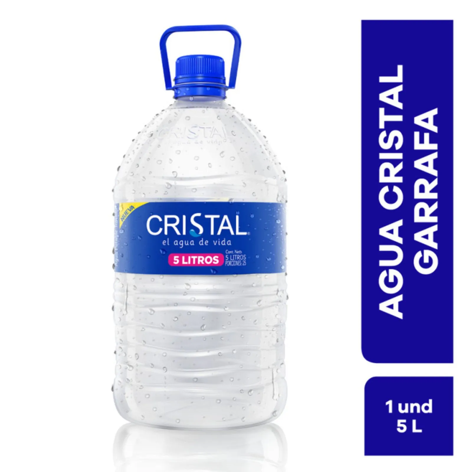 Agua Cristal Garrafa 5L