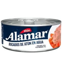Atún Alamar Bocados Agua 140g