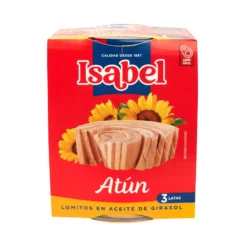 Atún Isabel Lomitos Aceite Girasol 3Unidades 480g