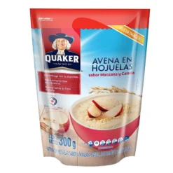 Avena Quaker hojuelas manzana y canela x300g