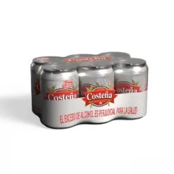 Cerveza COSTENA lata six pack (1860 ml)