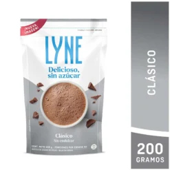 Chocolate Lyne polvo clásico sin azúcar x200g