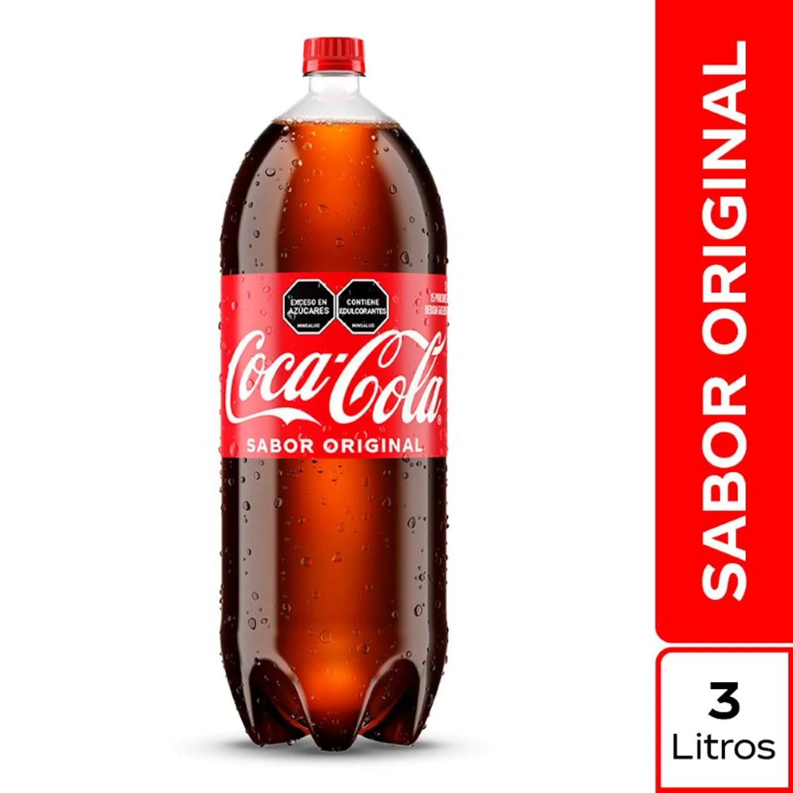 Coca-Cola Gaseosa Sabor Original 3L