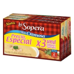 Crema La Sopera surtida x3und x90g c-u