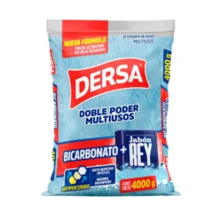 Detergente Dersa Polvo Bicarbonato + Jabon Rey 4000grs