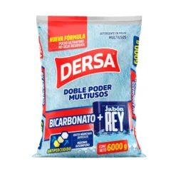 Detergente Dersa Polvo Bicarbonato + Jabon Rey 6000grs