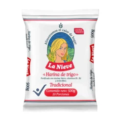 Harina de trigo La Nieve 500g