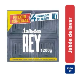 Jabon Rey Barra x4 Und 1200grs