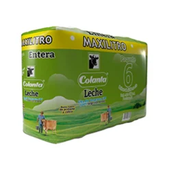 Leche Entera Colanta Bolsa x6 Und x1100