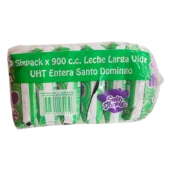 Leche Entera Santo Domingo 6 unidades x 900 ml