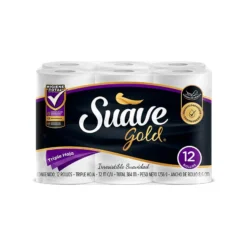 Papel higiénico Suave Gold triple hoja x12und x32m c-u
