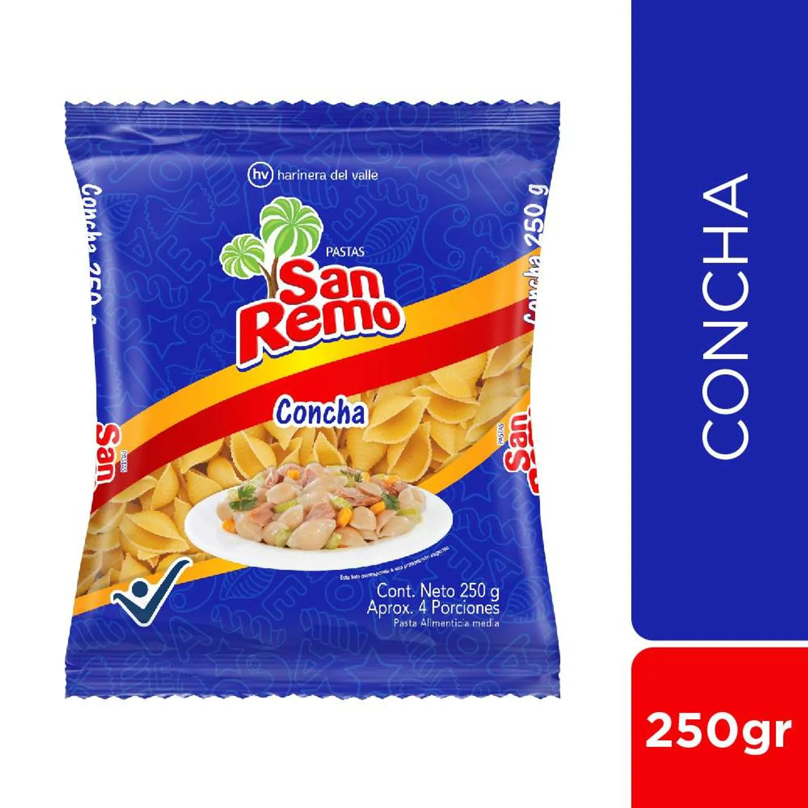 Pasta concha San Remo x250g