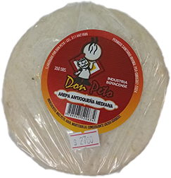 Arepa Antioqueña Mediana Don Peto x 250g