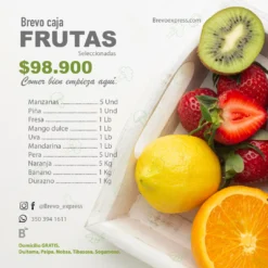 Caja de frutas seleccionadas